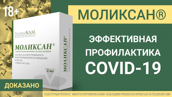 Глава университета им. Мечникова рассказал о средстве для борьбы с коронавирусом с помощью лекарства Моликсан